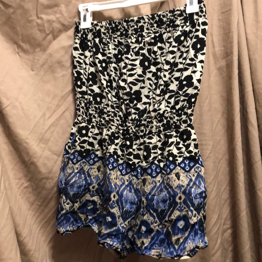 Exhilaration tube top / short